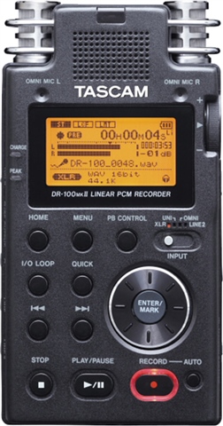 Tascam DR-100MKII Portable Linear PCM Stereo Recorder, B - CeX (UK